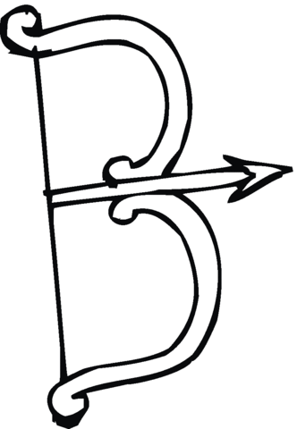 Letter B Is For A Bow Coloring Page